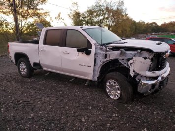 2025 chevrolet silverado  in White - Front Three-Quarter View - BidGoDrive Inventory