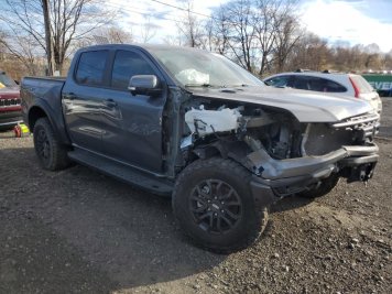 2024 ford ranger RAPTOR in Gray - Front Three-Quarter View - BidGoDrive Inventory