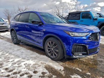 2025 acura mdx A-SPEC in Blue - Front Three-Quarter View - BidGoDrive Inventory