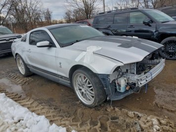 2012 ford mustang SHELBY GT500 in Gray - Front Three-Quarter View - BidGoDrive Inventory