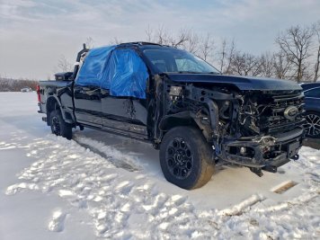 2023 ford f350  in Black - Front Three-Quarter View - BidGoDrive Inventory