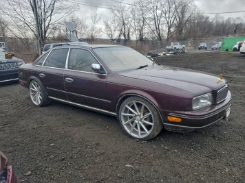 1992 nissan presidente  in Burgundy - Front Three-Quarter View - BidGoDrive Inventory