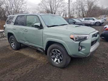 2023 toyota 4runner SE in Green - Front Three-Quarter View - BidGoDrive Inventory