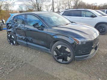 2025 volvo ex30  in Black - Front Three-Quarter View - BidGoDrive Inventory