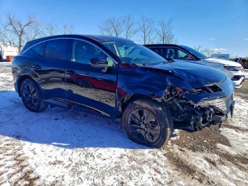 2025 nissan murano SV in Black - Front Three-Quarter View - BidGoDrive Inventory