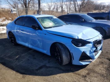 2026 bmw m240i  in Blue - Front Three-Quarter View - BidGoDrive Inventory