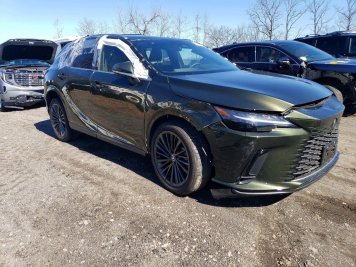 2025 lexus rx-350  in Gray - Front Three-Quarter View - BidGoDrive Inventory