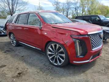 2025 cadillac escalade PREMIUM LUXURY in Red - Front Three-Quarter View - BidGoDrive Inventory