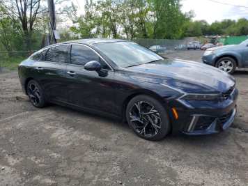2025 kia k5 GT LINE in Black - Front Three-Quarter View - BidGoDrive Inventory