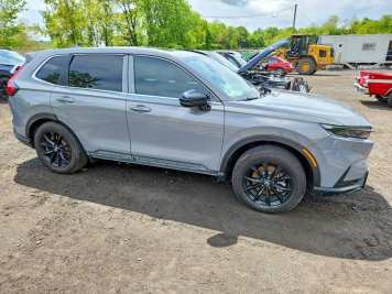 2025 honda cr-v SPORT-L in Gray - Front Three-Quarter View - BidGoDrive Inventory
