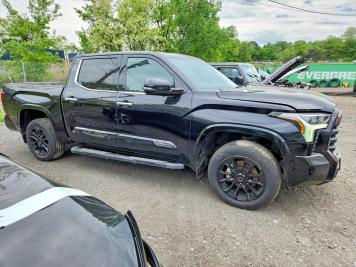 2024 toyota tundra 1794 EDITION HV in Black - Front Three-Quarter View - BidGoDrive Inventory