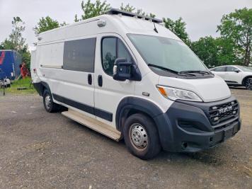 2023 ram promaster  in White - Front Three-Quarter View - BidGoDrive Inventory