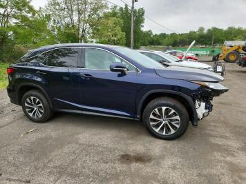 2022 lexus rx-350  in Blue - Front Three-Quarter View - BidGoDrive Inventory