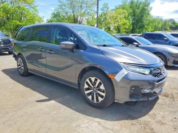 2025 honda odyssey EXL in Gray - Front Three-Quarter View - BidGoDrive Inventory