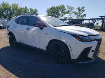 2025 lexus nx-350 F SPORT HANDLING in White - Front Three-Quarter View - BidGoDrive Inventory