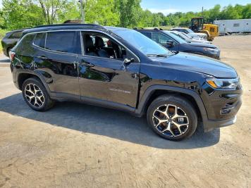 2025 jeep compass LIMITED in Black - Front Three-Quarter View - BidGoDrive Inventory