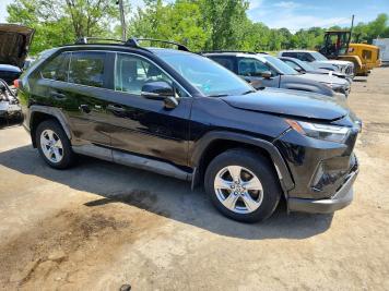 2024 toyota rav4 HYBRID XLE in Black - Front Three-Quarter View - BidGoDrive Inventory