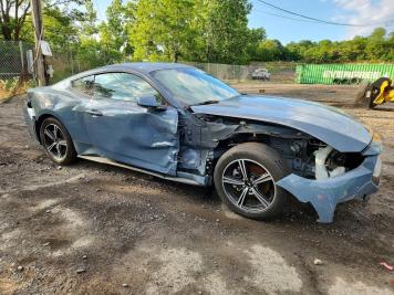 2025 ford mustang  in Blue - Front Three-Quarter View - BidGoDrive Inventory