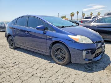 2014 toyota prius TWO in Blue - Front Three-Quarter View - BidGoDrive Inventory