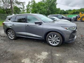 2025 acura mdx TECHNOLOGY in Gray - Front Three-Quarter View - BidGoDrive Inventory