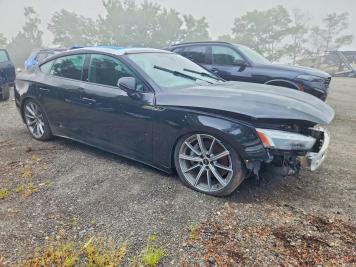 2025 audi a5 PREMIUM 45 in Black - Front Three-Quarter View - BidGoDrive Inventory