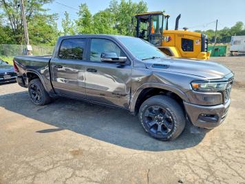 2026 ram 1500  in Gray - Front Three-Quarter View - BidGoDrive Inventory