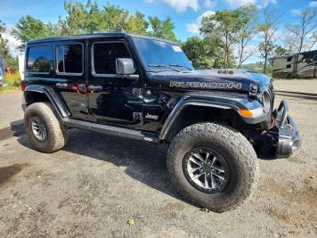 2023 jeep wrangler RUBICON 392 in Black - Front Three-Quarter View - BidGoDrive Inventory