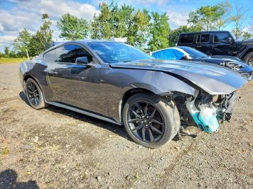 2024 ford mustang  in Gray - Front Three-Quarter View - BidGoDrive Inventory