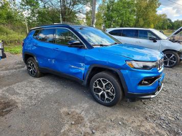 2026 jeep compass Limited in Blue - Front Three-Quarter View - BidGoDrive Inventory