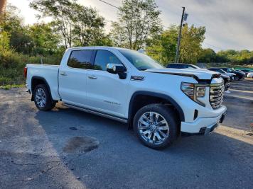 2025 gmc sierra DENALI in White - Front Three-Quarter View - BidGoDrive Inventory