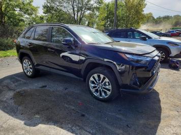 2024 toyota rav4 XLE PREMIUM in Black - Front Three-Quarter View - BidGoDrive Inventory
