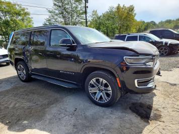 2025 jeep wagoneer-l  in Black - Front Three-Quarter View - BidGoDrive Inventory