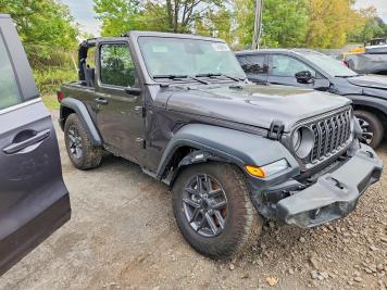 2026 jeep wrangler  in Gray - Front Three-Quarter View - BidGoDrive Inventory