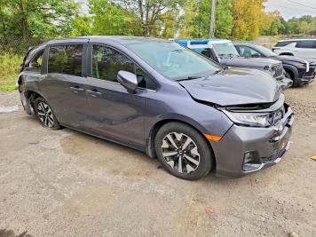2026 honda odyssey EXL in Gray - Front Three-Quarter View - BidGoDrive Inventory