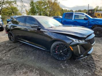 2023 cadillac ct5-v  in Black - Front Three-Quarter View - BidGoDrive Inventory