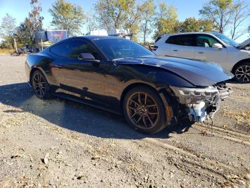 2024 ford mustang  in Black - Front Three-Quarter View - BidGoDrive Inventory