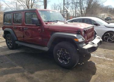 Salvage 2021 JEEP WRANGLER UNLIMITED SPORT