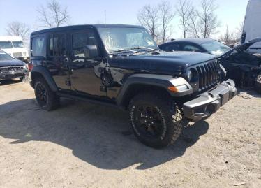Salvage 2021 Jeep WRANGLER UNLIMITED SPORT