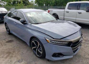 Salvage 2022 Honda Accord Hybrid Sport