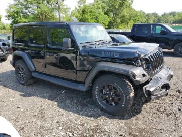 Salvage 2021 Jeep Wrangler UNLIMITED SPORT