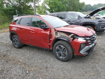 Salvage 2025 Hyundai Tucson BLUE