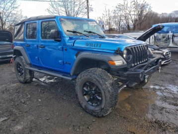 Salvage 2021 Jeep Wrangler UNLIMITED SPORT