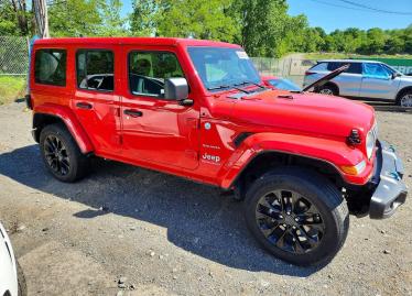 Salvage 2024 Jeep Wrangler SAHARA 4XE