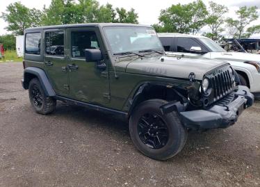Salvage 2016 Jeep Wrangler UNLIMITED SPORT