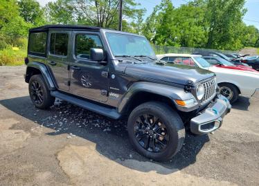 Salvage 2024 Jeep Wrangler SAHARA 4XE