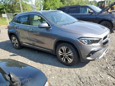 Salvage 2025 Mercedes-benz GLA 250 4MATIC - Gray SUV - Front Three-Quarter View