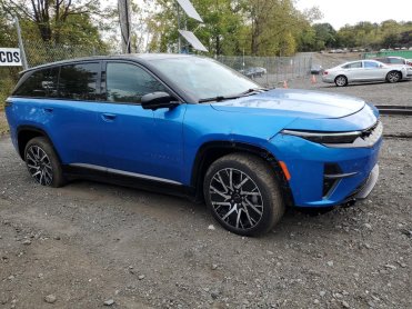 Salvage 2025 Jeep Wagoneer S LIMITED - Blue SUV - Front Three-Quarter View