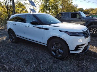 Salvage 2025 RANGE ROVER VELAR DYNAMIC SE - White SUV - Front Three-Quarter View