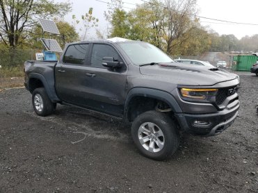 Salvage 2022 RAM 1500 TRX - Gray PickUp - Front Three-Quarter View