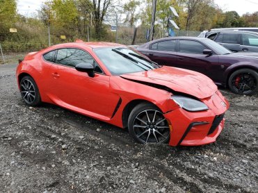 Salvage 2024 Toyota GR  - Red Coupe - Front Three-Quarter View